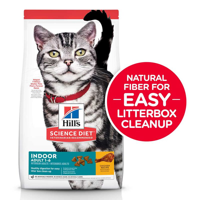 Science Diet, Adult Indoor Chicken Recipe Dry Cat Food - Dry Cat Food image number null