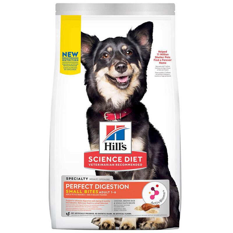Science Diet, Adult Small Bites - Perfect Digestion - Chicken - 1.58 kg - Dry Dog Food image number null