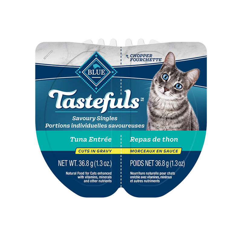 Blue Buffalo, Adult Feline - Tastefuls Spoonless - Tuna in Gravy - 73 g - Wet Cat Food image number null