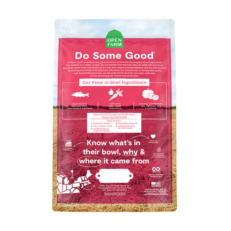 Open Farm, Wild Salmon - 1.81 kg - Dry Dog Food image number null