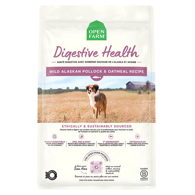 Open Farm, All Life Stages Digestive Health Wild Alaskan Pollock & Oatmeal Recipe