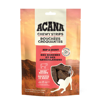 Acana, Chewy Strips Tender Beef Recipe Dog Treat
