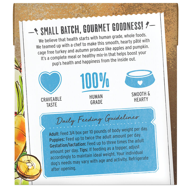 The Honest Kitchen, Butcher Block Pate, Turkey & Veggies - Wet Dog Food image number null