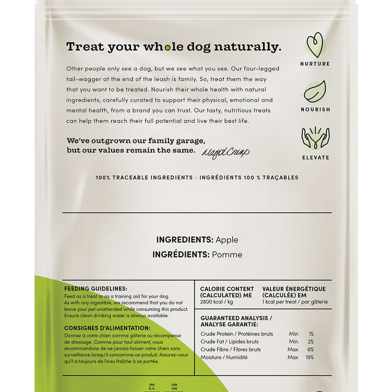 Crumps' Naturals, Apple Bites - 100 g - Dog Treat image number null