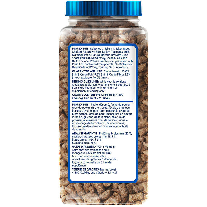 Blue Buffalo, Feline - Bursts - Chicken - Cat Treat image number null