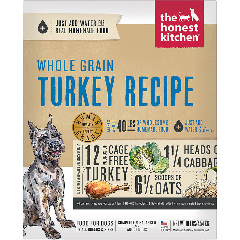 The Honest Kitchen,Whole Grain Turkey Recipe - Freeze Dried Dog Food image number null