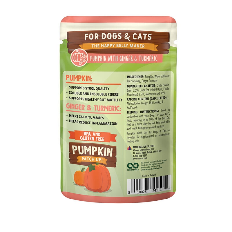 Weruva, Pouch, Adult - Pumpkin Patch Up - Ginger & Turmeric - Puree - Wet Dog Food image number null