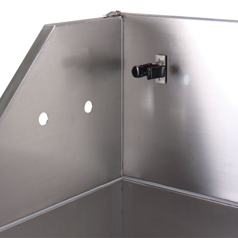 Q, Stainless Steel Tub w/ Electric Lifting Base & Sliding Door image number null