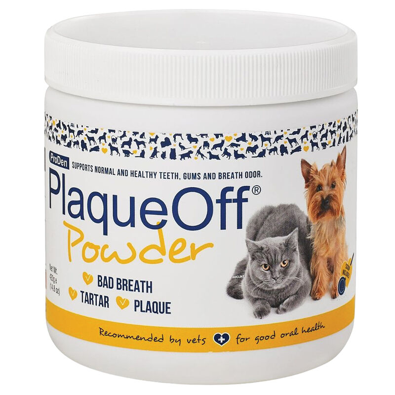 PlaqueOff, Natural Seaweed Powder - 420g - Dog Dental Supplement image number null