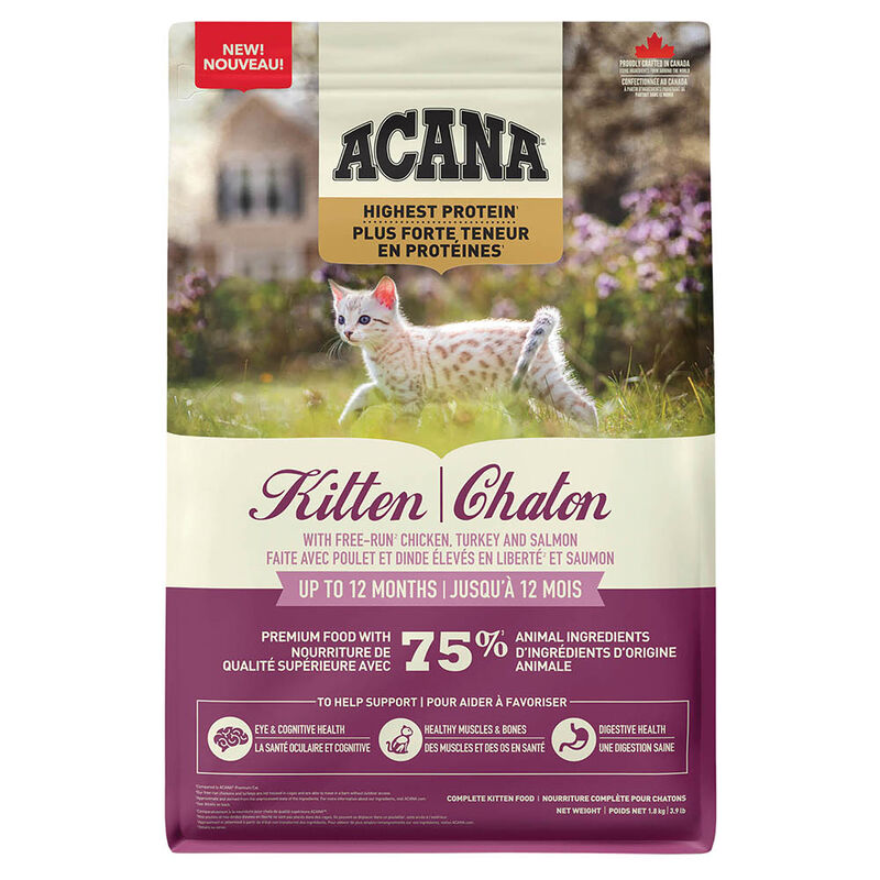 Acana, Kitten Highest Protein - 1.8 kg - Dry Cat Food image number null