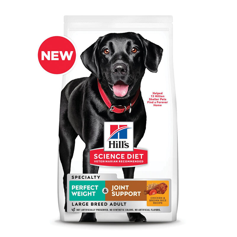 Science Diet, Adult - Perfect Weight+Joint Large Breed - 11.34 kg - Dry Dog Food image number null