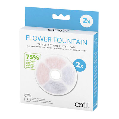 Catit Fountain Frameless Triple Action Filter Cartridge - 2 pk
