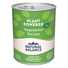 Natural Balance, Vegetarian Canned Dog Formula - 369 g - Wet Dog Food image number null