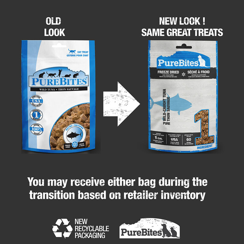 PureBites, Feline - Value Size - Tuna - 25g - Freeze Dried Cat Treat image number null