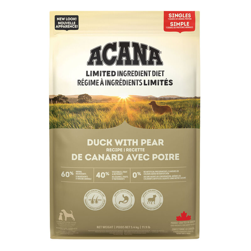Acana, Adult - Singles Duck & Pear - Dry Dog Food image number null