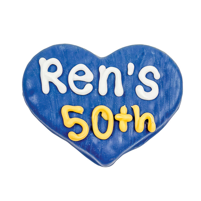 Bosco & Roxy's, Ren's 50th Anniversary Heart Cookie image number null
