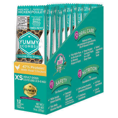 Pet's Best Life, Yummy Combs - Chicken - X-Small