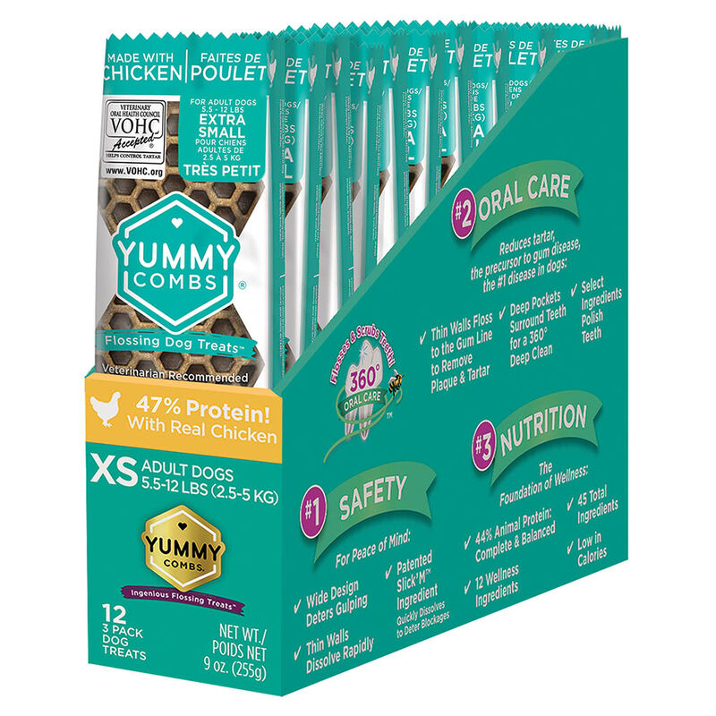 Pet's Best Life, Yummy Combs - Chicken - X-Small image number null