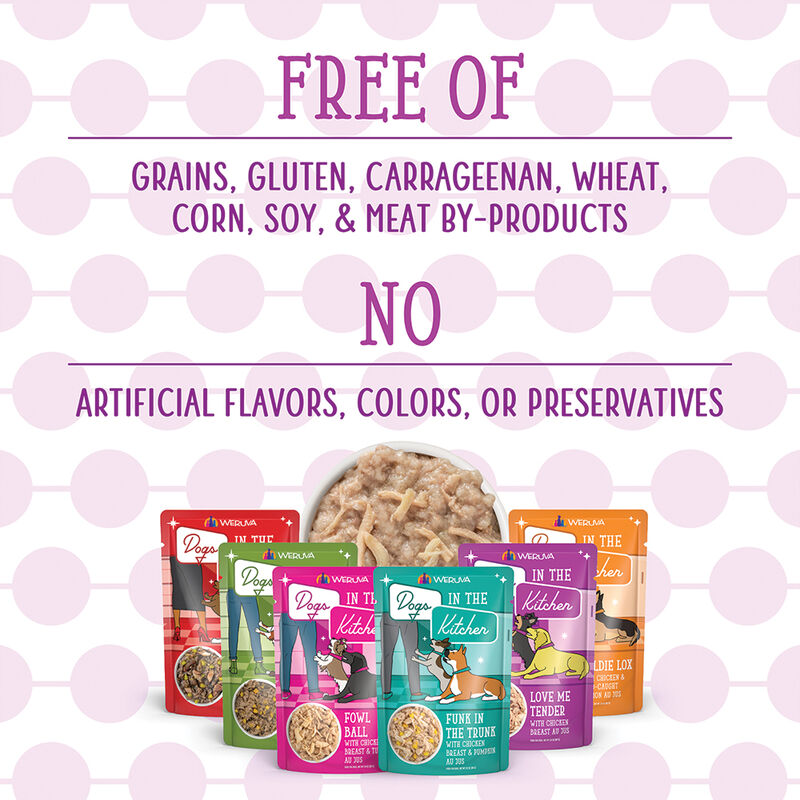 Weruva, Can,Adult - Pooch Party Pack - 80 g - 12 pk - Minced - Wet Dog Food image number null