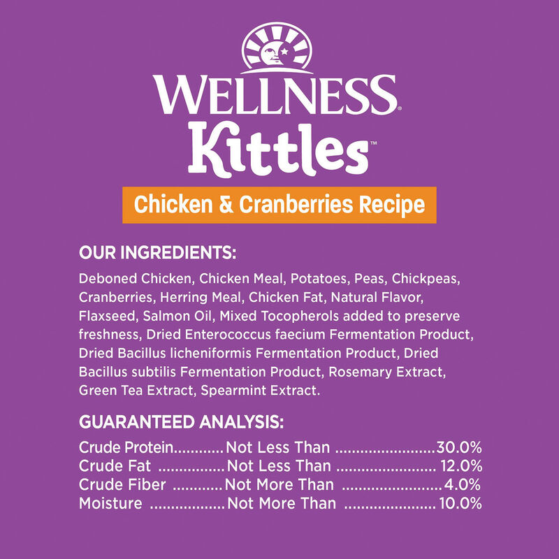 Wellness, Kittles Chicken & Cranberry - 2 oz - Cat Treat image number null