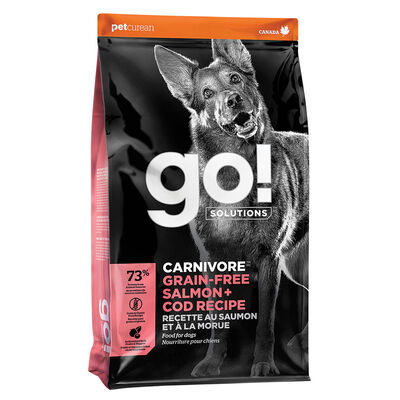 GO! SOLUTIONS CARNIVORE Grain Free Salmon + Cod Recipe for dogs