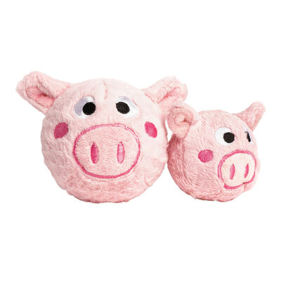 FabDog, Faball Squeakey Dog Toy - Pig