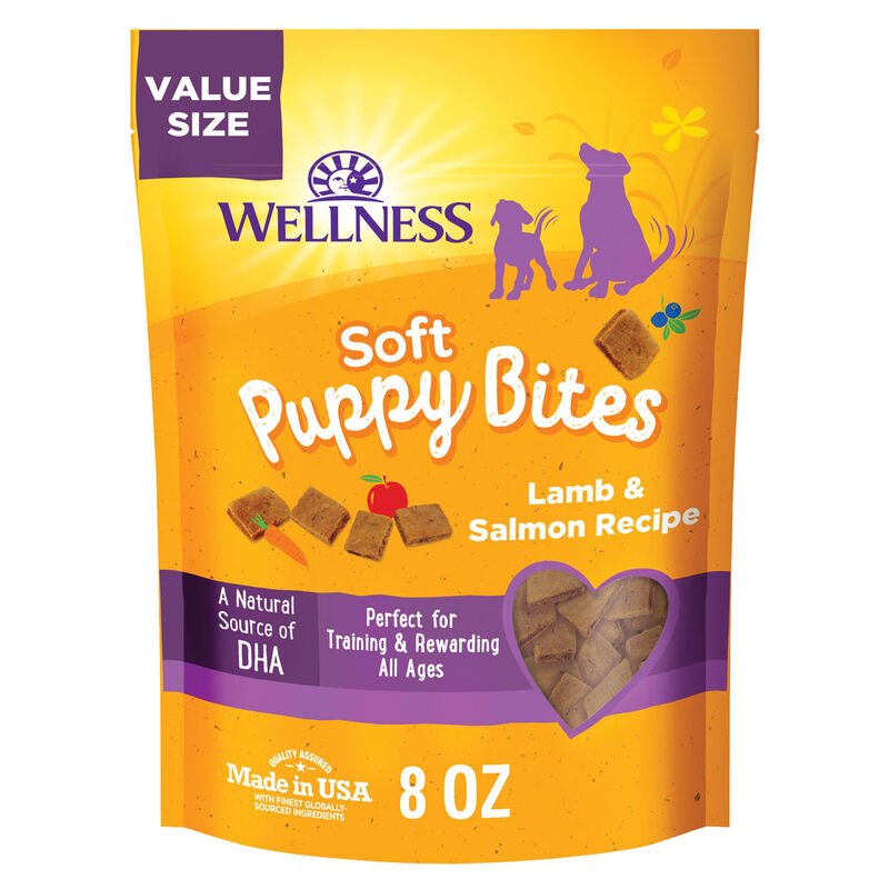 Wellness, Puppy Soft Bites - Lamb & Salmon - 227 g - Dog Treat image number null