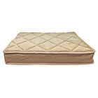BeOneBreed, Diamond bed  - Linen + Irish Cream - Plush Dog Bed image number null