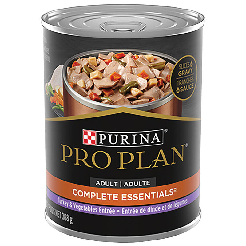 Pro Plan, Adult Complete Essentials - Turkey & Vegetables - 368 g - Wet Dog Food image number null