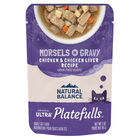 Natural Balance, Feline Adult Platefulls Indoor- Chicken & Chicken Liver - 85 g - Wet Cat Food image number null