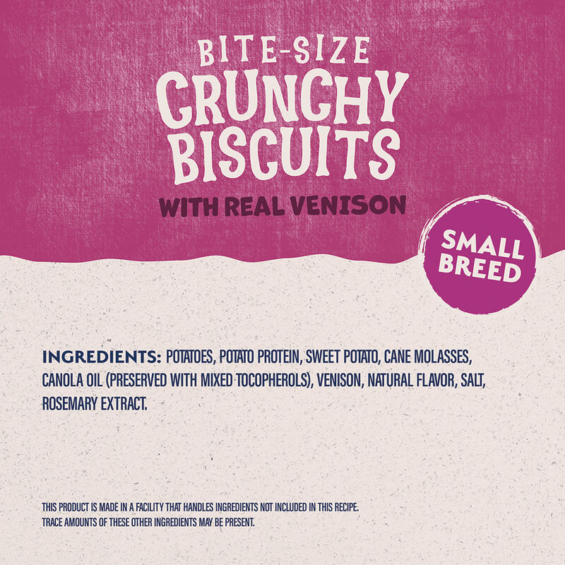 Natural Balance, Limited Ingredient Dog Treats Small Breed, Sweet Potato & Venison - Dog Biscuit image number null