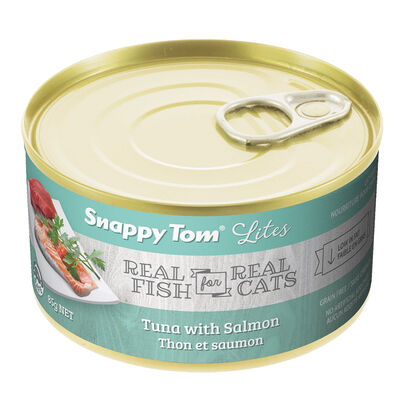 Snappy Tom, Can, Feline Adult - Lite Tuna with Salmon - 85 g