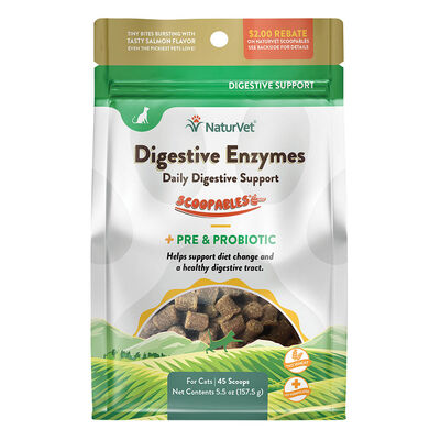 NaturVet, Scoopables CAT Digestive - 45 scoops