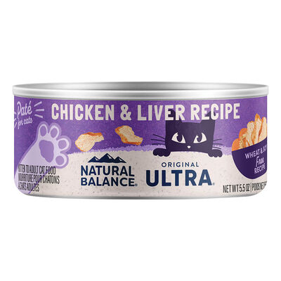 Natural Balance, Cat Can Chicken & Liver Pate  - 5.5 oz - Wet Cat Food
