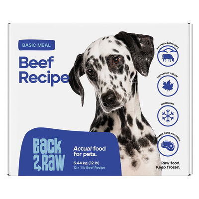 Back2Raw, Basics, Patty - Beef - 5.44 kg - (12x0.45kg)