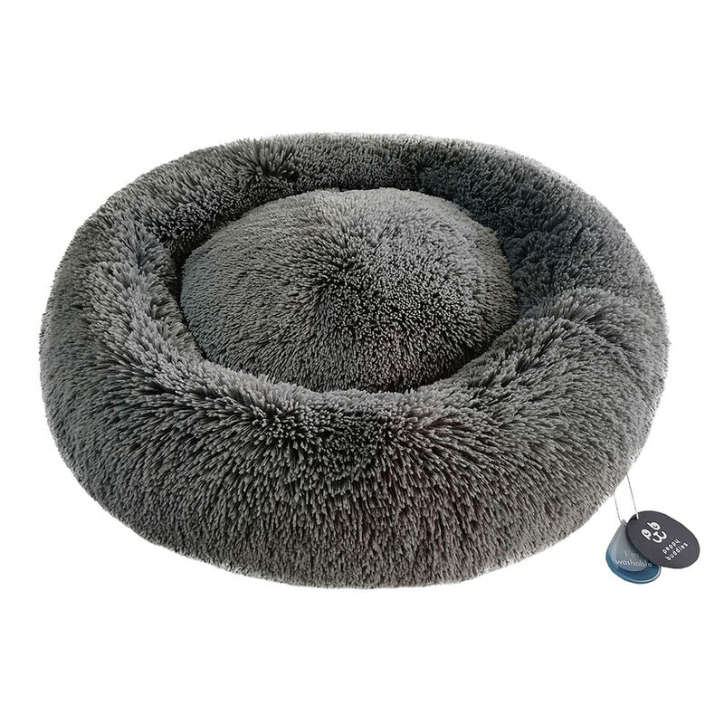 Peppy Buddies, Donut Pet Bed - Dark Grey image number null