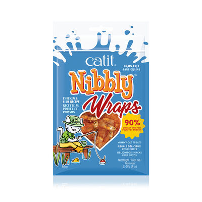 Catit, Nibbly Wraps - Chicken & Fish - 30 g
