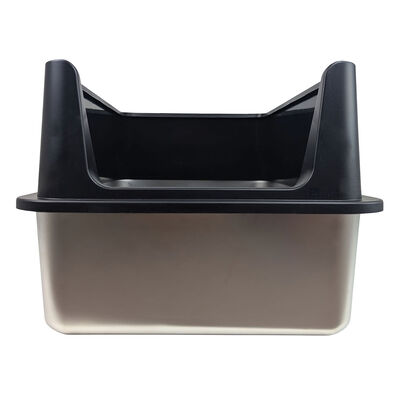 BeOneBreed Stainless Steel Litter Box - Large with High Sides