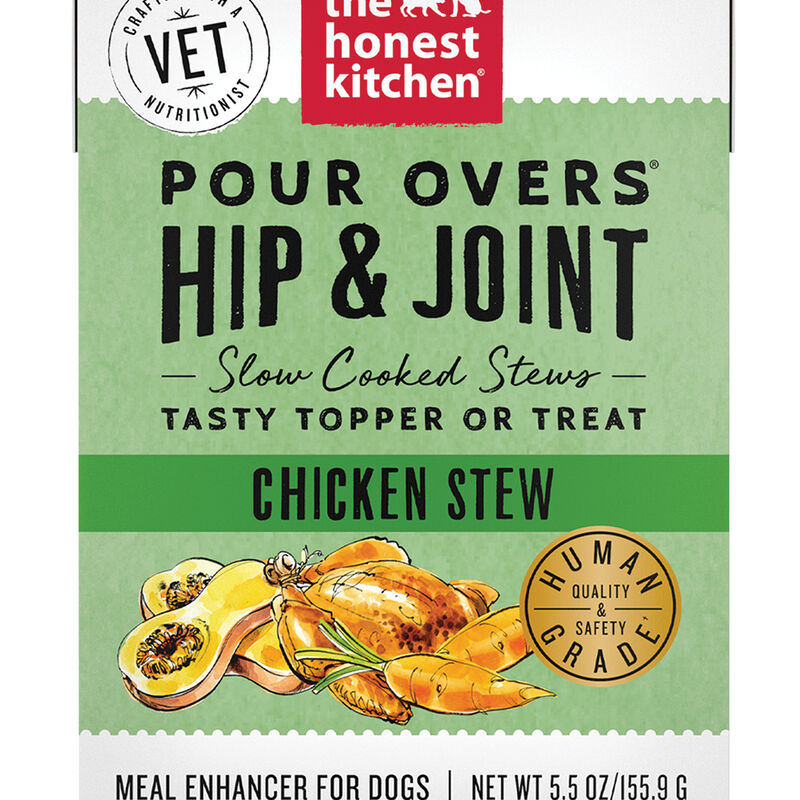 The Honest Kitchen, Functional POUR OVERS Joint & Mobility Support - Chicken Stew - Wet Dog Food image number null