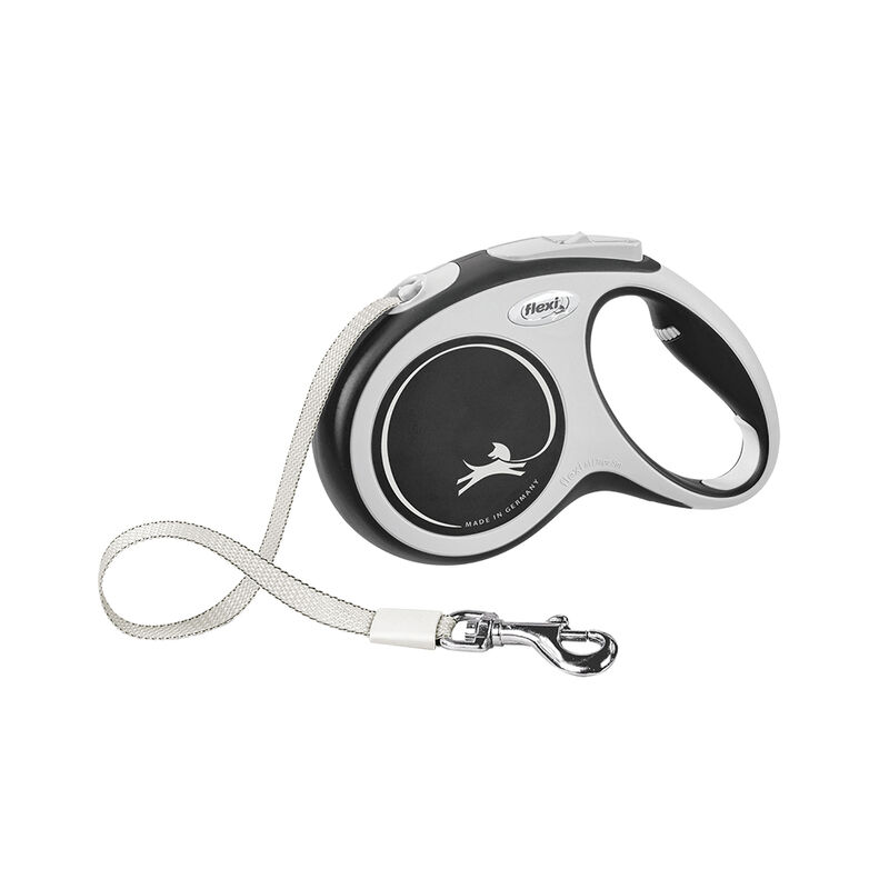 Flexi, Comfort Tape Leash - Grey - 5 m image number null