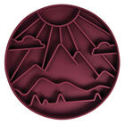 BeOneBreed, Mountains Slow Feeder - Burgundy image number null