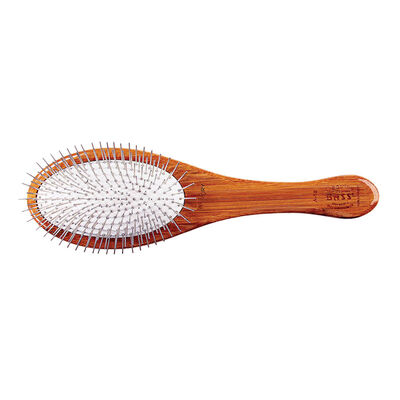 Bass, Alloy Pin Brush - Style & Detangle - Large Oval