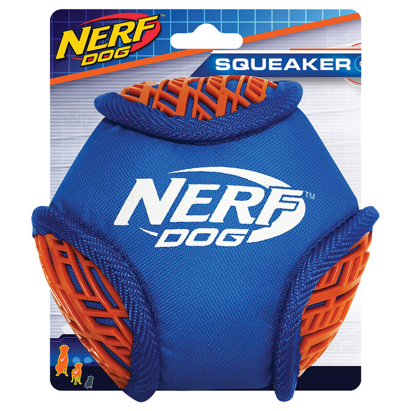 Nerf Dog, Force Grip Hex Ball - 6" image number null