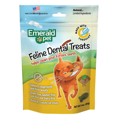 Emerald Pet, Feline Dental Treat - Chicken -  85 g