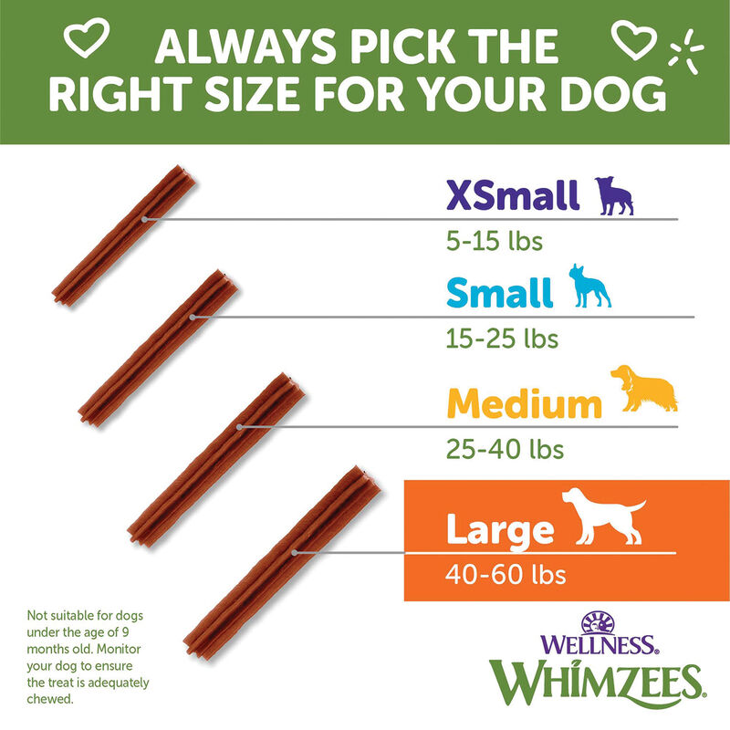 Whimzees, Dental Treat, Stix Value Pouch - Large - 7 Pc image number null