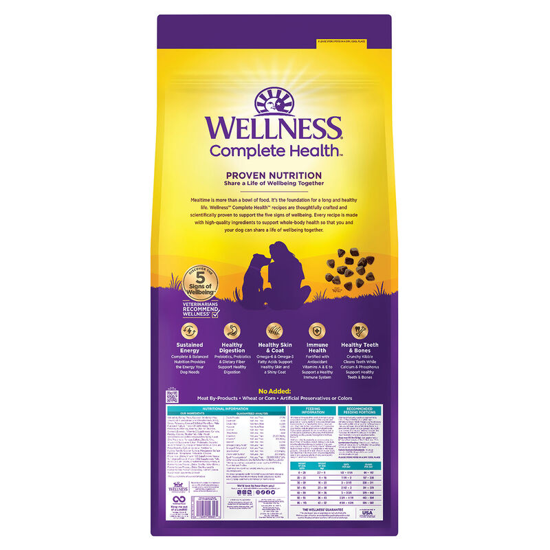 Wellness, Adult Complete Health - Whitefish & Sweet Potato - 11.8 kg - Dry Dog Food image number null