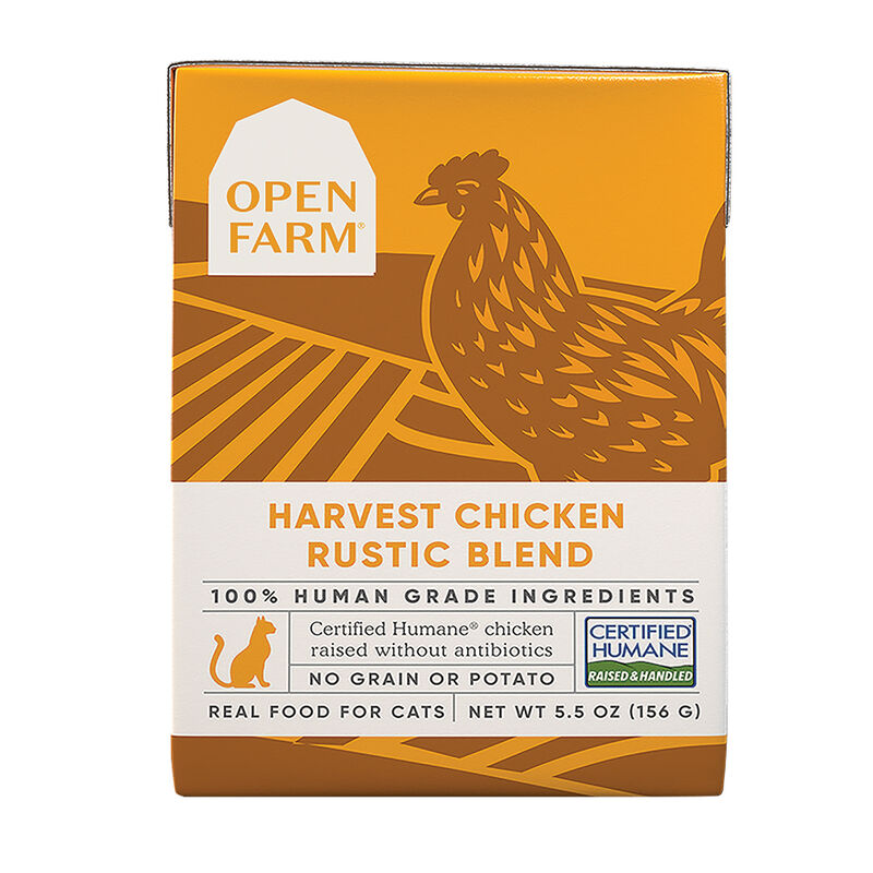 Open Farm, Tetra, Feline Adult - Rustic Blend Chicken - 156 g - Wet Cat Food image number null