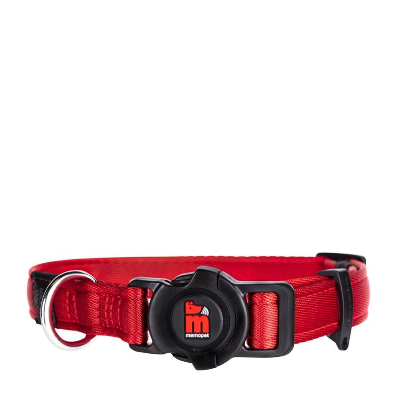 Memopet Nylon Dog Collar - Red - S image number null