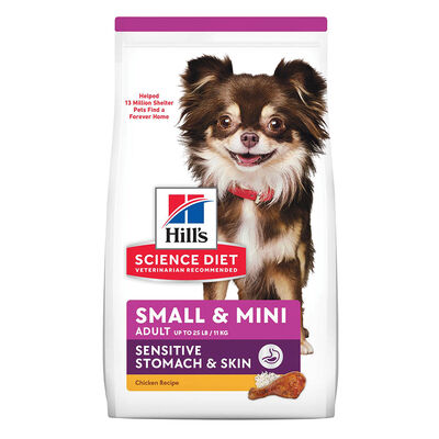 Science Diet, Adult Sensitive Stomach & Skin Small & Mini Chicken Recipe Dry Dog Food - Dry Dog Food