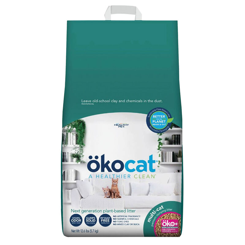 Okocat Natural Wood Multi-Cat Litter image number null